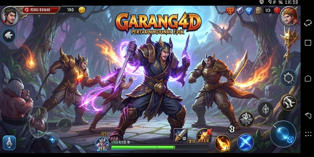 Tampilan gameplay ARPG GARANG4D yang penuh aksi dan tantangan.