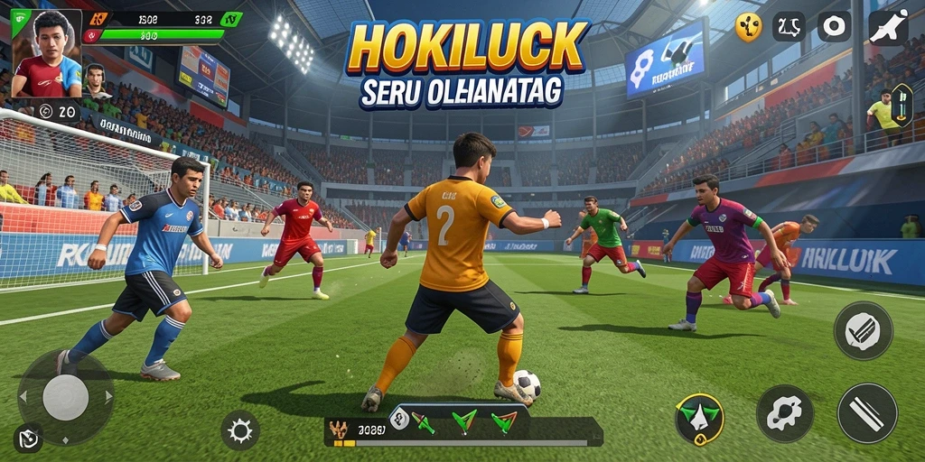 Tampilan gameplay HOKILUCK yang menegangkan dan seru.
