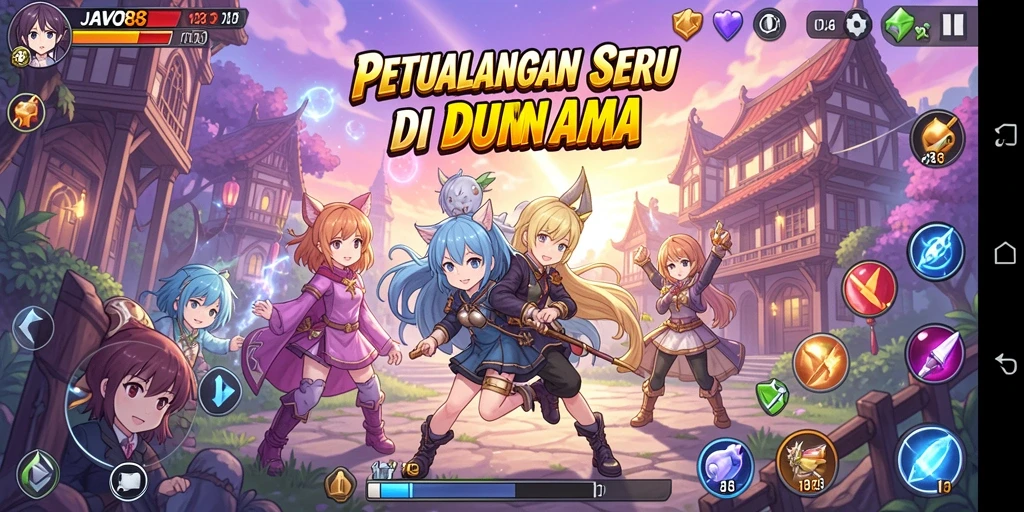Gameplay seru JAVO88 dalam dunia Anime yang penuh aksi.