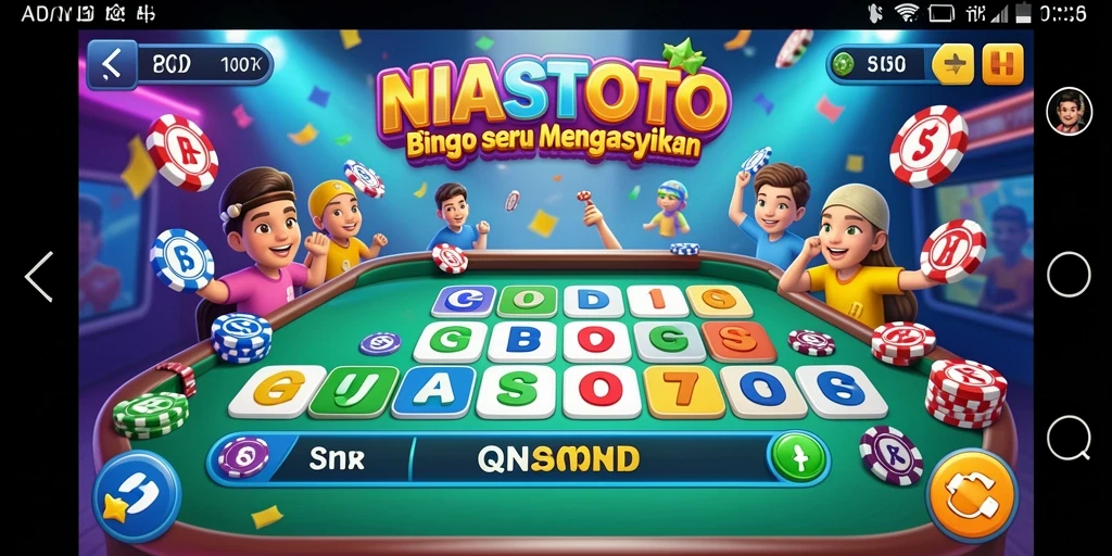 Screenshot gameplay NIASTOTO menunjukkan keseruan bermain Bingo.