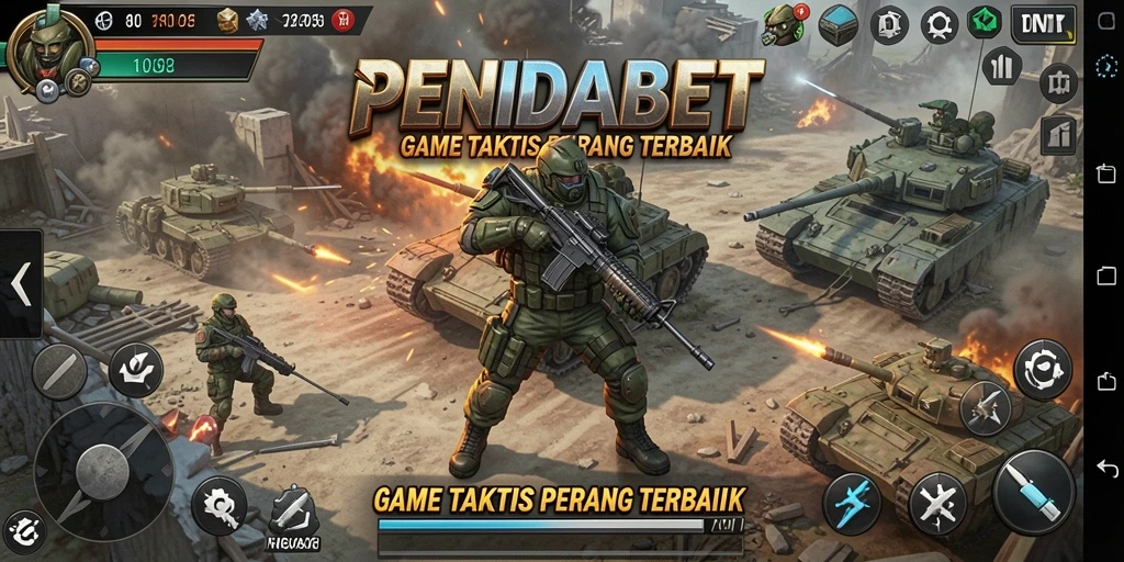 Screenshot PENIDABET menampilkan aksi pertempuran yang mendebarkan di TPS.