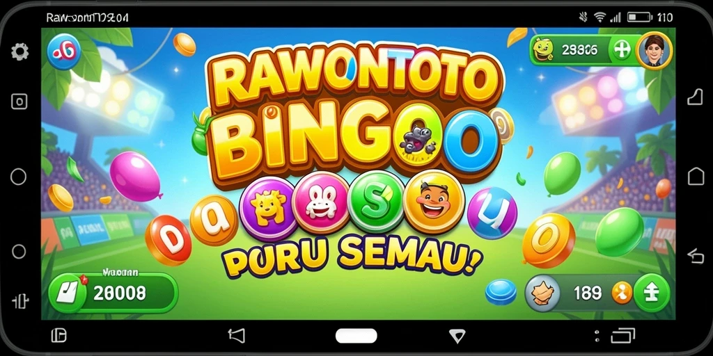 Gambaran gameplay seru di aplikasi Bingo RAWONTOTO.