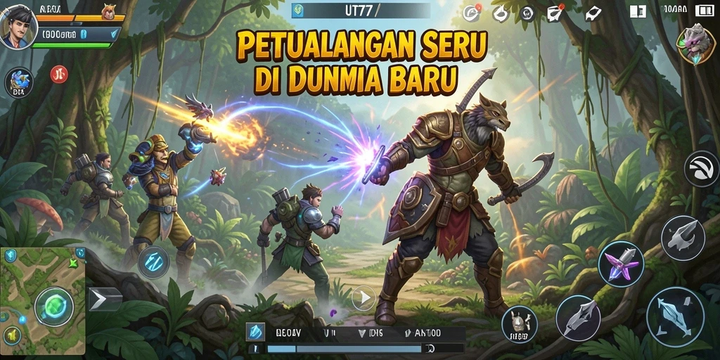 Tampilan gameplay UT77 yang menakjubkan dan mendebarkan.