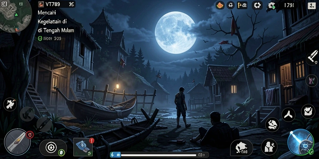 Screenshot gameplay menampilkan momen menegangkan di dunia Horror.