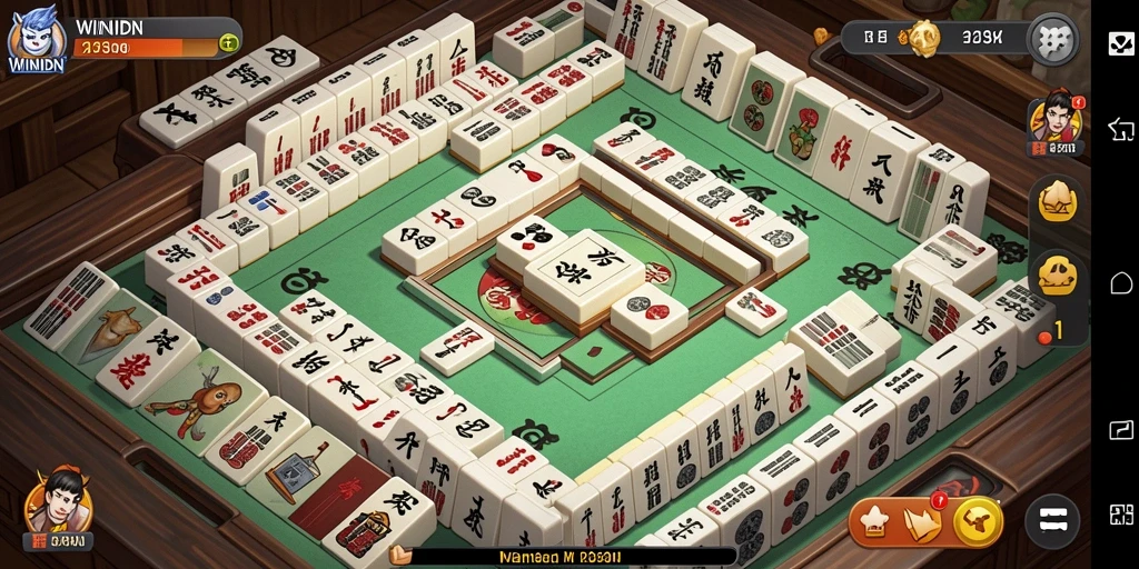 Tangkapan layar WINIDN yang menunjukkan serunya gameplay Mahjong.