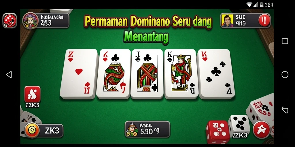 Tampilan gameplay ZK3 dengan grafis menarik dan permainan yang seru.
